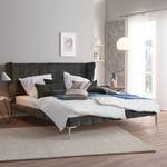 Gestoffeerd bed Neo fluweel Antraciet - 180 x 200cm