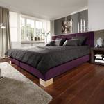 Bed Newal stofbekleding - Bessenkleurig - 160 x 200cm - Zonder lattenbodem & matras - Zonder matras