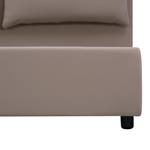 Gestoffeerd bed Noemi (incl. opbergruimte- - Stof Valona: Beige - 160 x 200cm