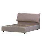 Gestoffeerd bed Paola (incl. opbergruimte- - Stof Valona: Beige - 180 x 200cm