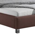 Gestoffeerd bed Parsberg Bruin - 100 x 200cm