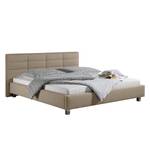 Letto imbottito Parsberg Color cappuccino - 200 x 200cm