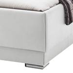 Gestoffeerd bed Pisa kunstleer - Wit - 160 x 200cm