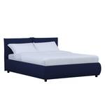 Gestoffeerd bed Ponte (incl. opbergruimte- - Stof Valona: Donkerblauw - 140 x 200cm