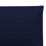 Lit rembourré avec coffre de lit Ponte Tissu Valona : Bleu foncé - 140 x 200cm