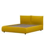 Gestoffeerd bed Ponte (incl. opbergruimte- - Stof Valona: Mosterdgeel - 180 x 200cm