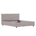 Gestoffeerd bed Sala Stof Pamea: Beige - 160 x 200cm