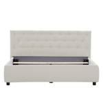 Gestoffeerd bed Sala Stof Linea: Beige - 90 x 200cm