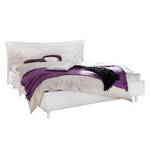 Gestoffeerd bed Sibilla kunstleer - wit - 160 x 200cm