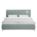 Gestoffeerd bed Soft Line - geweven stof Stof TIM: 18 steel - 160 x 200cm