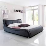 Gestoffeerd bed Soma kunstleer - Zwart - 160 x 200cm