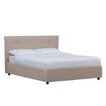 Gestoffeerd bed Tiberio (incl. opbergruimte- - Stof Valona: Beige - 140 x 200cm