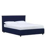 Gestoffeerd bed Tiberio (incl. opbergruimte- - Stof Valona: Donkerblauw - 140 x 200cm