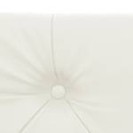 Lit rembourré Tilia I Imitation cuir - Cuir synthétique Dag : Blanc - 140 x 200cm - Forme en T