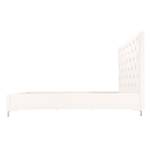 Polsterbett Tilia I Webstoff - Stoff Floreana: Beige - 140 x 200cm - T-Kufen