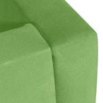 Gestoffeerd bed Tilia I geweven stof - Stof Floreana: Groen - 180 x 200cm - Cilinder