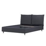 Gestoffeerd bed Versa I Stof Valona: Grijs - 140 x 200cm - Geen opbergruimte - Grijs