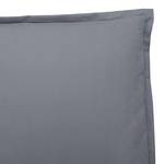 Polsterbett Versa I Stoff Valona: Silber - 140 x 200cm - 1 Bettkasten - Grau