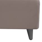 Polsterbett Versa I Stoff Valona: Beige - 90 x 200cm - 1 Bettkasten - Grau