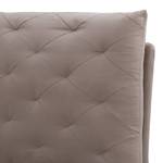 Polsterbett Versa II Stoff Valona: Beige - 140 x 200cm - Kein Bettkasten - Hellbraun