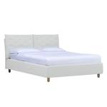 Gestoffeerd bed Versa II Stof Valona: Crèmekleurig - 160 x 200cm - 1 opbergruimte - Lichtbruin