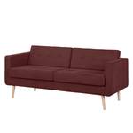 Sofa Croom II (3-Sitzer) Webstoff Weinrot