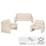 Bankenset Longford (3-zits, 2-zits en 1-zits) - beige echt leer