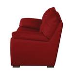 Bankenset Luzzi (3-zitsbank, 2-zitsbank en fauteuil) - rood echt leer