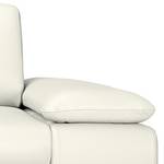 Canapé panoramique Masca (3 2) - Cuir véritable blanc