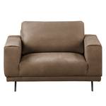 Fauteuil Ramilia antieke leerlook - Congo grijs