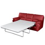 Meubelset Torsby (3-zitsbank, 2-zitsbank en fauteuil) - rood echt leer