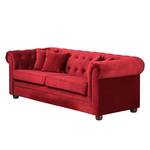 Ensemble de salon Upperclass Velours Avec coussins - Rouge