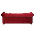 Ensemble de salon Upperclass Velours Avec coussins - Rouge