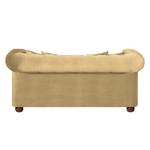 Polstergarnitur Upperclass (3-2-1) Samt mit Kissen - Beige