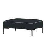 Repose-pieds Ampio Duo Tissu Tissu Floreana : Anthracite - Noir