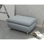 Pouf repose-pieds Belzoni Tissu - Granit