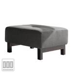 Pouf repose-pieds Bifrost Tissu - Tissu Twist : Charcoal