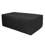 Pouf repose-pieds Big Cube Tissu structuré - Tissu TBO : 9 anthrazite