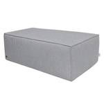 Gestoffeerde hocker Big Cube geweven sto geweven stof - Stof TBO: 29 moody grey