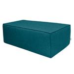 Polsterhocker Big Cube Webstoff Stoff TBO: 3 petrol green