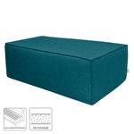 Polsterhocker Big Cube Webstoff Stoff TBO: 3 petrol green