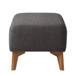 Pouf repose-pieds Bora II Tissu Tissu Anda II : Anthracite