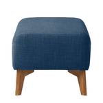 Gestoffeerde hocker Bora II geweven stof Geweven stof Anda II: Blauw