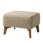 Pouf repose-pieds Bora II Tissu Tissu Milan : Beige