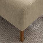 Polsterhocker Bora II Webstoff Webstoff Milan: Beige