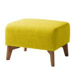 Pouf repose-pieds Bora II Tissu Tissu Milan : Jaune