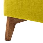 Pouf repose-pieds Bora II Tissu Tissu Milan : Jaune