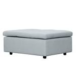 Polsterhocker Brooklyn Webstoff Webstoff Anda II: Silber