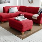 Repose-pieds Cebu Tissu - Rouge