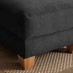 Repose-pieds Cebu Tissu - Noir